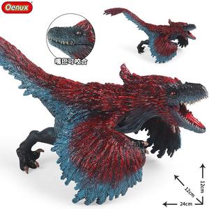 Jouet de dinosaure modèle yxs Fire Raptor simule un <span class=keywords><strong>film</strong></span> jurassique solide en plastique <span class=keywords><strong>d</strong></span>'<span class=keywords><strong>animaux</strong></span> <span class=keywords><strong>sauvages</strong></span> avec la même cognition pour enfants - Product Image 4