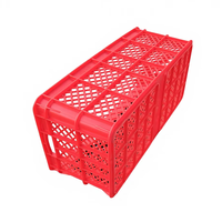 Vente en gros usine : Panier en plastique ventilé empilable, Caisse de rangement en plastique pour légumes, Bacs de rangement empilables