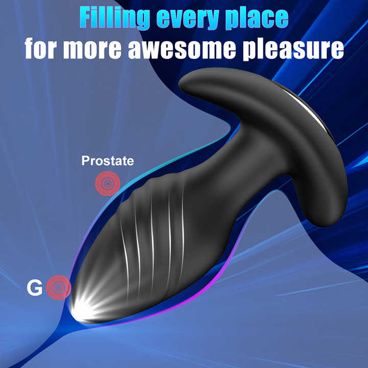 Toosh Remote Controlled Metal Vibrating Butt Plug