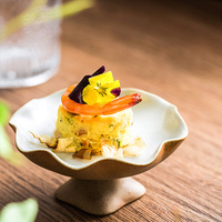 Restaurant Speciaal Ontwerp Hoge Poot Japanse Sushi Dessertborden En Gerechten Decoratie Fruitborden