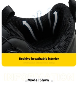 Zapatos <span class=keywords><strong>de</strong></span> <span class=keywords><strong>Seguridad</strong></span> Ligeros para Hombre, Anti-Impactos, Resistentes a Pinchazos, Transpirables, <span class=keywords><strong>de</strong></span> Tela Tejida, Antideslizantes, Sin Olor, para Trabajo - Product Image 5