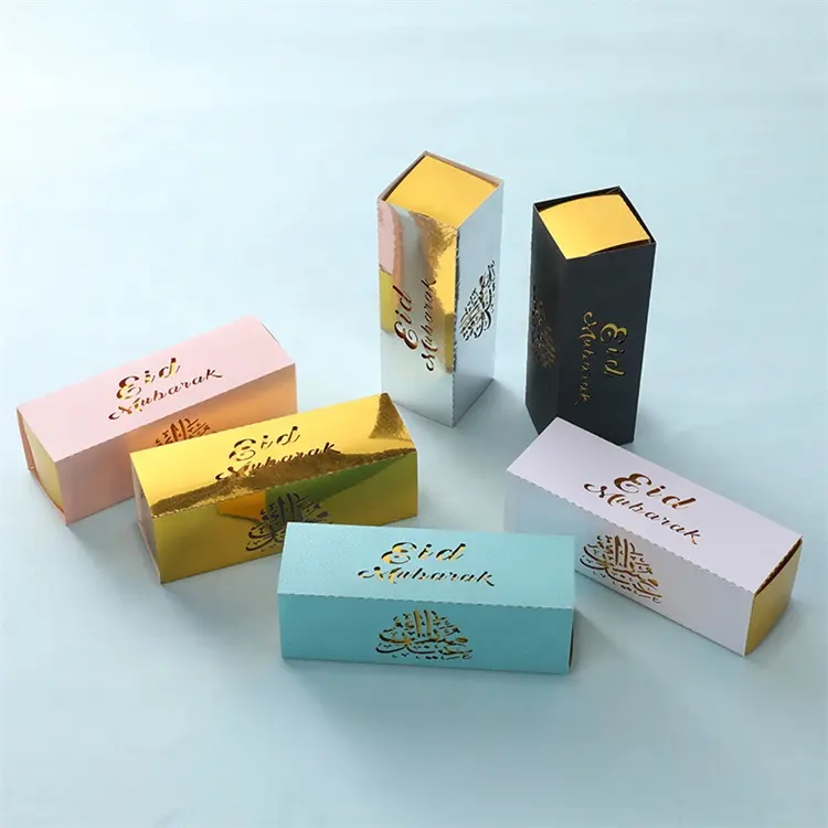 Spot Eid Mubarak Candy Box Decor Ramadan Decorations For Home Islam Muslim Party Wedding Supplies Kareem Gift Favor Box