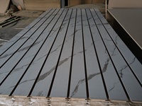 Système d'affichage flexible Proslat UV, panneaux de mur à lattes pour garage, panneaux de mur à lattes en MDF pour supermarchés
