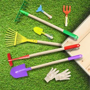 Ensemble d'outils <span class=keywords><strong>de</strong></span> jardin en métal pour enfants, outils <span class=keywords><strong>de</strong></span> cour, long <span class=keywords><strong>manche</strong></span> - Product Image 3