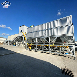 Silo à ciment horizontal pour centrale à béton mobile avec convoyeur à vis - Product Image 1