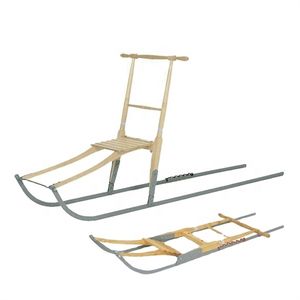 Traîneau à neige personnalisé <span class=keywords><strong>en</strong></span> gros direct d'usine traîneau à chiens d'hiver pour enfants adultes <span class=keywords><strong>bois</strong></span> naturel - Product Image 1