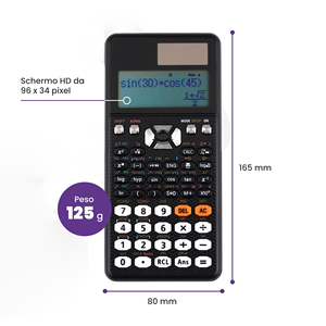 Calculadora Científica de 16 Dígitos, Funciona con Pilas de Monedas, Calculadora de Uso General con 552 Funciones - Product Image 3