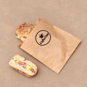 Sacs en papier ciré de qualité alimentaire en gros, pochettes en papier de qualité alimentaire pour la restauration rapide, emballages en papier imperméables et résistants à la graisse pour aliments - Product Image 4