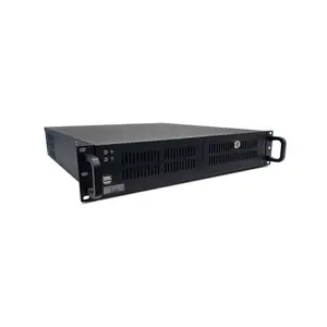 IPC-2020 2U Rack Mount Kurztiefer IPC Server Chassis Industriecomputergehäuse unterstützt ATX/MicroATX MotherboardsKTB-581G2