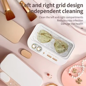 <span class=keywords><strong>Lunettes</strong></span> à ultrasons à synchronisation propre à ultrasons à haute fréquence nettoyant la <span class=keywords><strong>Machine</strong></span> de nettoyage de bijoux à ultrasons pour bijoux et brosse à dents - Product Image 3
