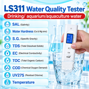 เครื่องวัดคุณภาพน้ำ Linshang LS311 9 in 1 สำหรับวัดความเค็ม ความกระด้าง COD TOC TDS EC UV275 และอุณหภูมิ - Product Image 6