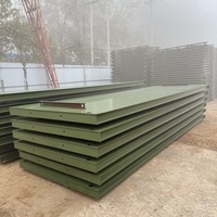 Panneau de pont Bailey galvanisé durable, antidérapant, en acier, pour pont piétonnier préfabriqué et route à fort trafic
