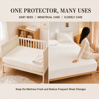 Protège-matelas matelassé imperméable Tavelya de haute qualité, respirant et épaissi, pour hôtel et maison