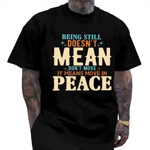 T-shirts unisexes vintage amusants et respirants, vêtements graphiques, t-shirt à motif uni pour homme, idée cadeau idéale, fabriqué aux États-Unis - Product Image 1