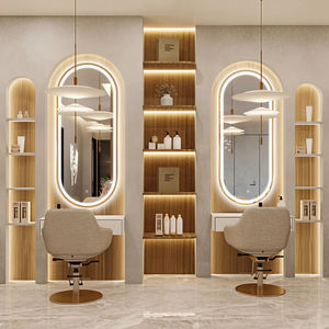 Умное зеркало с LED-подсветкой для дома, зеркало для ванной с LED-подсветкой, полумесяц-зеркало с LED-подсветкой - Product Image 1