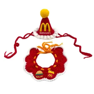 Bufanda y Collar Cuadrados de Acrílico Navideños para Mascotas, Hechos a Mano, Regalo Musulmán para Hombres - Product Image 5