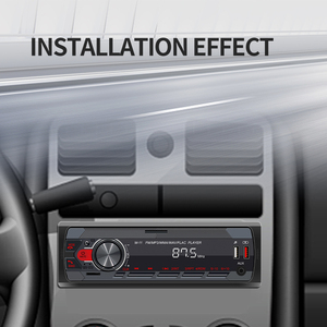 (สินค้าสหรัฐอเมริกา/ยุโรป) เครื่องเล่น MP3 ในรถยนต์ Podofo วิทยุติดรถยนต์ สำหรับรถยนต์ รองรับบลูทูธ FM Aux-in รับสัญญาณ SD USB MP3 MMC WMA พอร์ต ISO - Product Image 2