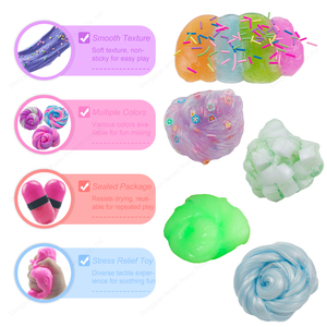 Kit de slime non toxique Candy Crunch Puff Sponge 3 styles Jouets sensoriels Vente en gros OEM Usine - Product Image 4