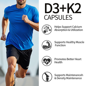 Integratori OEM&ODM per Ossa Forti: Capsule Morbide di Calcio, Magnesio, Vitamina K2 e Vitamina D3 - Product Image 2