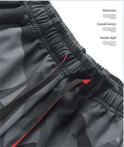 กางเกงกีฬาขาสั้นลำลองเอวสูงของผู้ชายกางเกงไตรมาสใหม่สำหรับชุดชายหาดไซส์ใหญ่ - Product Image 4