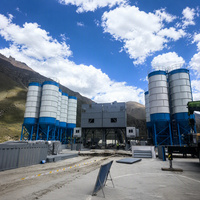 Centrale à béton, silo à ciment, ligne de production de mortier sec et silo à poudre pour chantier de construction