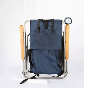 Chaise longue de plage pliable en aluminium pour l'extérieur avec pochette isotherme - Product Image 4