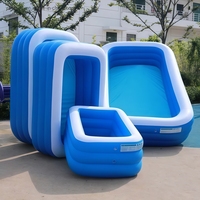 Piscine gonflable extérieure qui respecte l'environnement de PVC de norme de la CE pour la famille piscine hors sol piscine gonflable natation extérieure