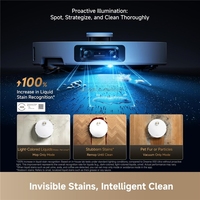 Robot Vacuum Cleaner Dreame X60 Max Ultra Terbaru 212F Mop Self-Cleaning 35000Pa All-in-One Station Hotel Sweeping