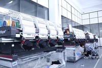 Nouvelle machine à broder à 4 têtes à prix réduit, usage industriel, informatisée, 15 aiguilles, 1200 tr/min, vitesse rapide, usage industriel