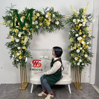 Décoration florale artificielle en soie pour arche de mariage, arrangement de fleurs pour événements et baby shower