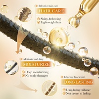 Teinture capillaire noire à l'essence de riz BIOAOUA en marque propre, 25 ml, couvre les cheveux blancs, couleur longue durée, crème colorante facile à appliquer, vente en gros