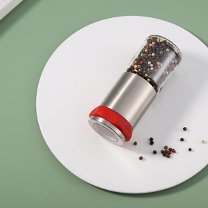 304 Thép Không Gỉ Nhà Máy Hàng Đầu Của Nhãn Hiệu Khô Ớt Máy Xay Với 100Ml Lọ Thủy Tinh Và Nhựa Vòng Ớt Nhà Máy - Product Image 1