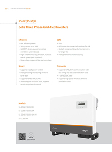 Oferta Especial: S5-GC(25-50)K 25KW 30KW 33KW 36KW 40KW 50KW Sistema Solar Conectado a la Red Trifásico - Product Image 2