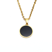 Großhandel Edelstahl Vintage Damen-Halskette 18K Vergoldete Gliederkette für Verlobung, Jahrestag oder Geschenk