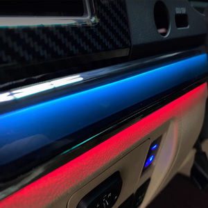 Kit d'éclairage ambiant LED dynamique pour l'intérieur de la voiture SJC, 64 couleurs, symphonie de couleurs, pour <span class=keywords><strong>Toyota</strong></span> <span class=keywords><strong>Land</strong></span> <span class=keywords><strong>Cruiser</strong></span> LC200 2010-2021 - Product Image 5