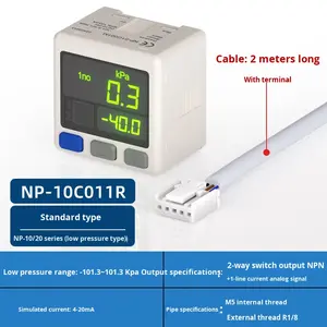 Sensor Saklar Pengukur Tekanan Layar Digital NP-01 Presisi Tinggi Tekanan Positif Negatif Campuran Vakum RS485 1kg Buatan Cina - Product Image 6