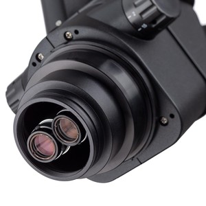 AmScope 7X-45X 블랙 Simul 초점 Trinocular 줌 스테레오 현미경 헤드 - Product Image 3