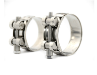 Collier de serrage pour tuyau 3A DIN 1\" 2\" 3\" en acier inoxydable 316 304, collier de serrage sanitaire pour tuyau poli