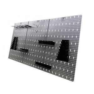 <span class=keywords><strong>Panneau</strong></span> <span class=keywords><strong>de</strong></span> <span class=keywords><strong>rangement</strong></span> mural en métal pour outils, <span class=keywords><strong>panneau</strong></span> perforé pour <span class=keywords><strong>garage</strong></span>, étagères d'affichage, organisateur <span class=keywords><strong>de</strong></span> <span class=keywords><strong>rangement</strong></span> en acier, support pour outils - Product Image 6