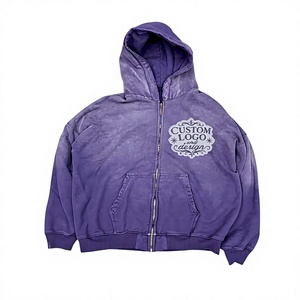 Sweat à capuche personnalisé en molleton de coton, coupe ample et carrée, épaules tombantes, options d'impression DTG DTF disponibles, MOQ 10 - Product Image 1