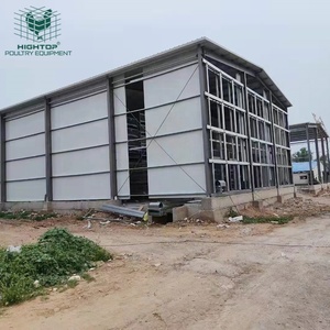 Bâtiment préfabriqué écologique pour poulaillers, structure légère en acier pour l'élevage avicole en Afrique - Product Image 2