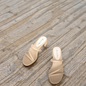 Fábrica al por mayor de encargo de la de las mujeres de la moda de verano de Nappa genuina confort Sexy correa de <span class=keywords><strong>tacón</strong></span> grueso altura media de las mujeres <span class=keywords><strong>sandalias</strong></span> de <span class=keywords><strong>fiesta</strong></span> - Product Image 3