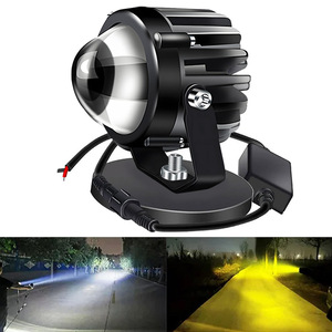 Qideguan Motorcycle <b>Spotlight</b> 12v-80V LED High Beam Cannon Light IP67 Waterproof For Electric Vehicles - Product Image 2