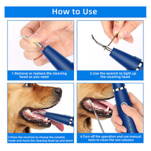 5-Mode ultrasuoni Pet elettrico interdentale <span class=keywords><strong>Scaler</strong></span> domestico per animali domestici denti tartaro di calcolo della placca di rimozione Multi-Purpose igiene orale - Product Image 3