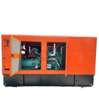 Groupe électrogène diesel silencieux double 50/60Hz 120kW 150kW 160kW 180kW 200kW avec réservoir de carburant, alimenté par Weichai, AVR, alternateur Stanford