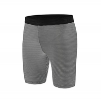 Short d'entraînement de sport bicouche unisexe avec logo personnalisable Pantalon de course à la mode pour l'été