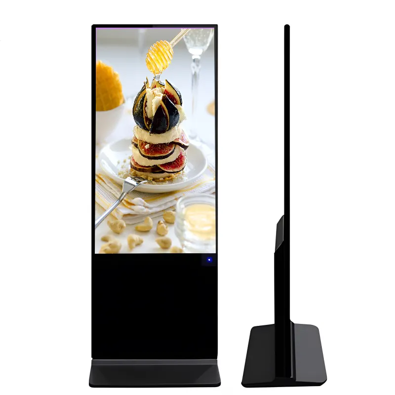 Hersteller Günstiger Preis Android Vertikaler Touchscreen Bodenst änder Totem LCD Werbung Digital Signage und Displays