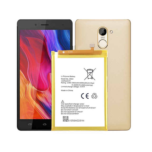 100% New BL-39AX 4000mAh Li-ion Polymer Replacement Battery for Infinix X557 Hot4 Hot4 Pro