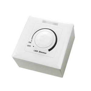 Led Dimmer Switch 85-265V 1 Channel Rotary <b>Control</b> Wall Mounted Dimming For Led <b>Lights</b> - Product Image 1