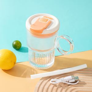 Venta al por mayor <span class=keywords><strong>de</strong></span> <span class=keywords><strong>vasos</strong></span> para beber café, taza mezcladora <span class=keywords><strong>de</strong></span> proteínas, <span class=keywords><strong>vasos</strong></span> para botellas con pajita y tapas - Product Image 6